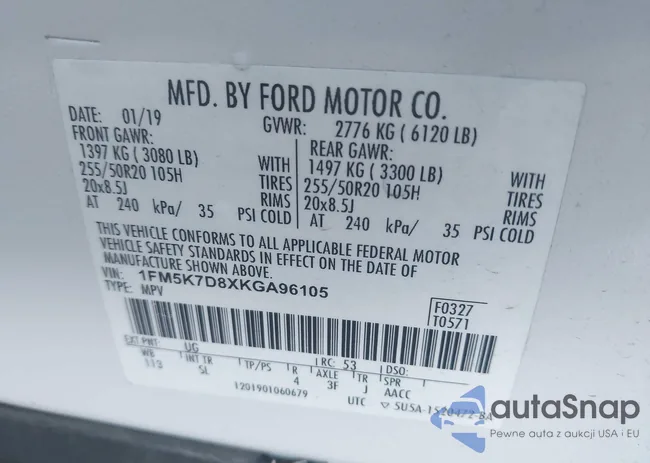 1FM5K7D8XKGA96105: 43976436