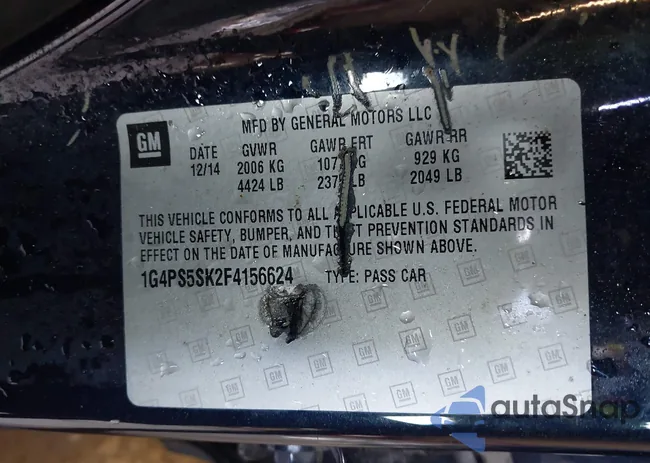 1G4PS5SK2F4156624: 43976456