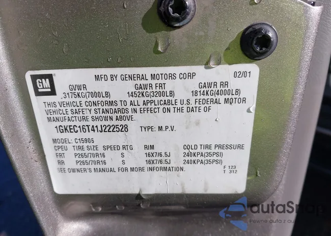 1GKEC16T41J222528: 43976495