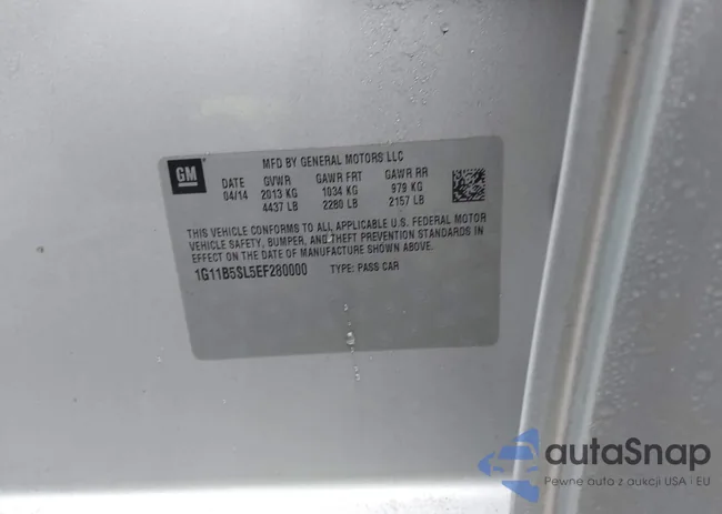 1G11B5SL5EF280000: 43977837