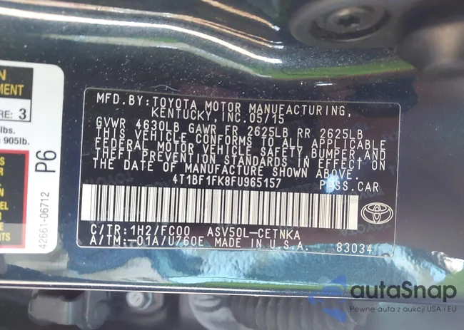 4T1BF1FK8FU965157: 43977926