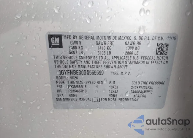 3GYFNBE30GS555599: 43977976