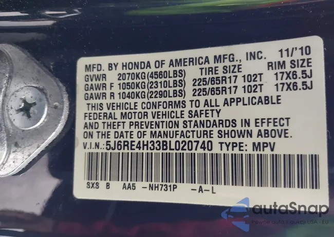5J6RE4H33BL020740: 43977998