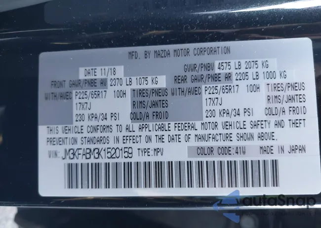 JM3KFABM3K1520159: 43978212