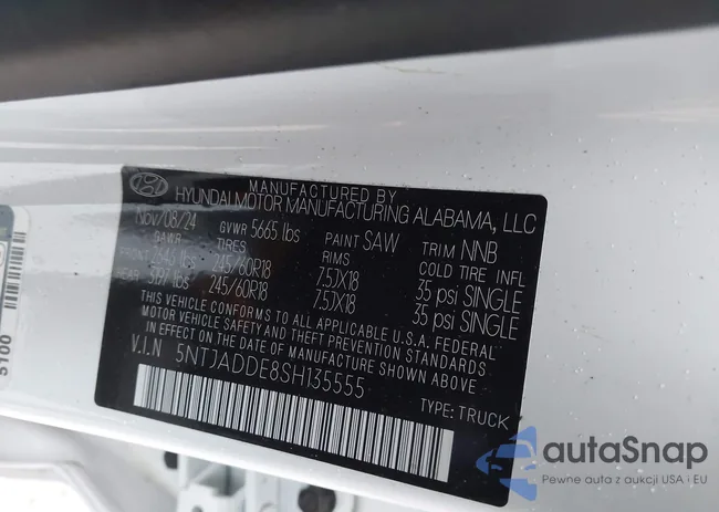 5NTJADDE8SH135555: 43978288