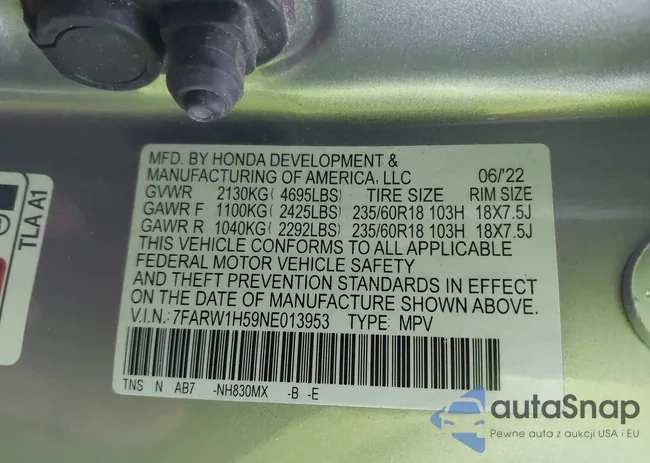 7FARW1H59NE013953: 43977504