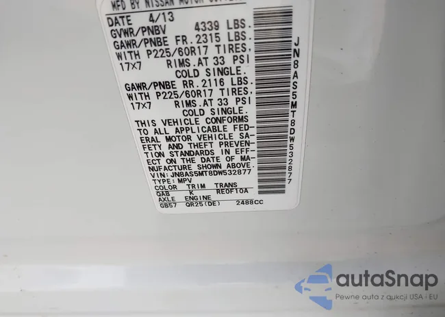 JN8AS5MT8DW532877: 43977622