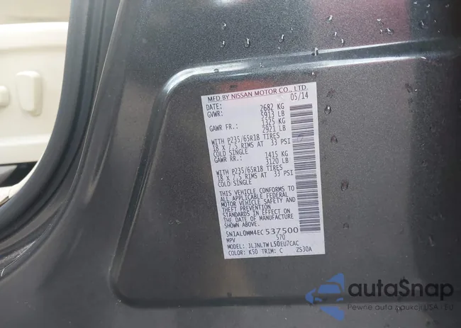 5N1AL0MM4EC537500: 43977647