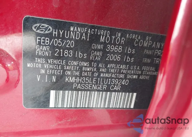 KMHH35LE1LU139240: 43979235