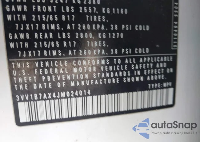 3VV1B7AX4JM024014: 43978457