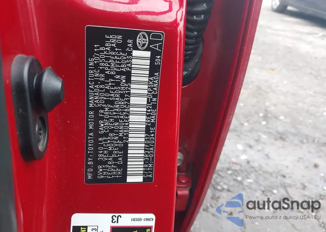 2T1BU4EE7BC717125: 43978693