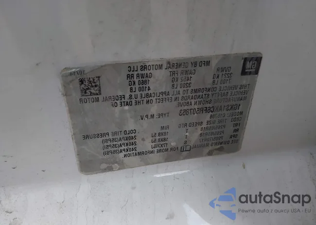 1GKS1AKC6FR507853: 43979842