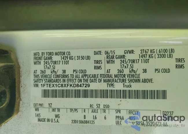 1FTEX1C8XFKD84729: 43979941