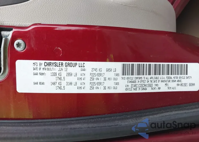 2C4RC1CG5CR415922: 43980105