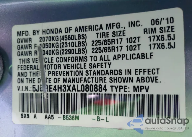 5J6RE4H3XAL080884: 43980129