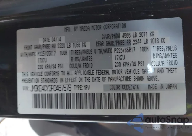 JM3KE4CY3F0467576: 43979498