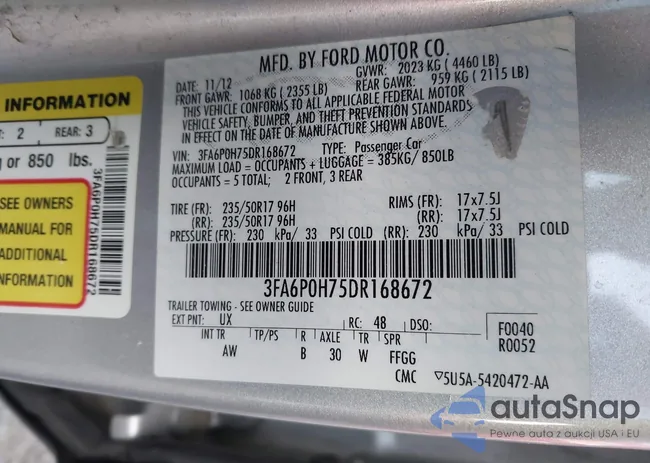 3FA6P0H75DR168672: 43979510