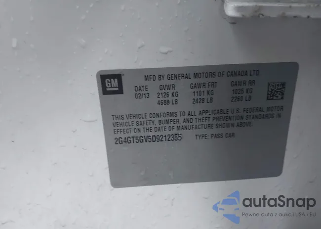 2G4GT5GV5D9212355: 43979569