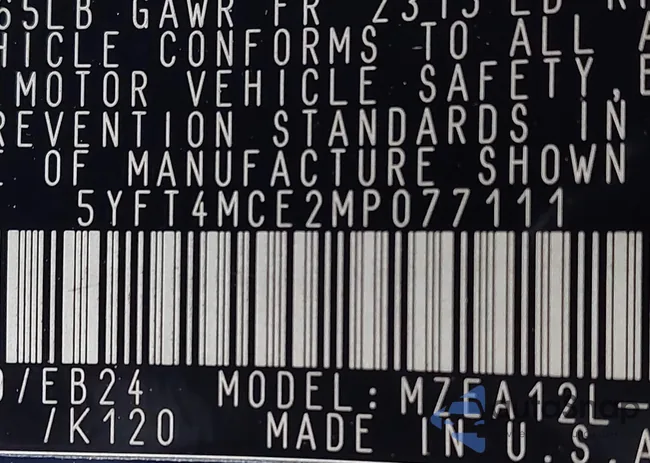 5YFT4MCE2MP077111: 43980738