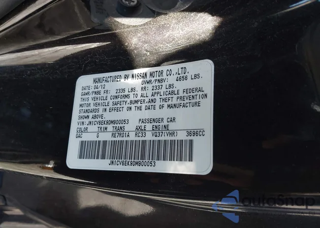 JN1CV6EK9DM900053: 43980831