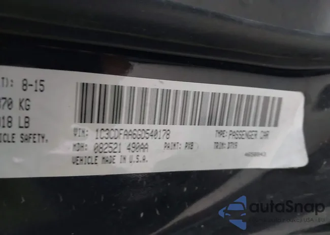 1C3CDFAA6GD540178: 43980834