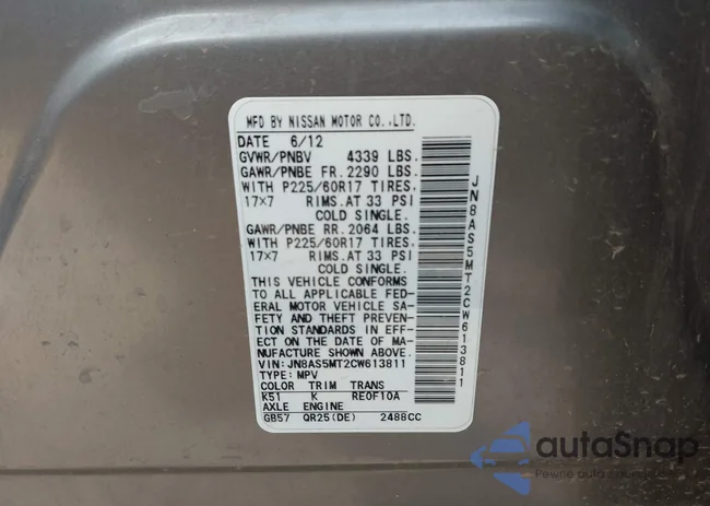 JN8AS5MT2CW613811: 43980928