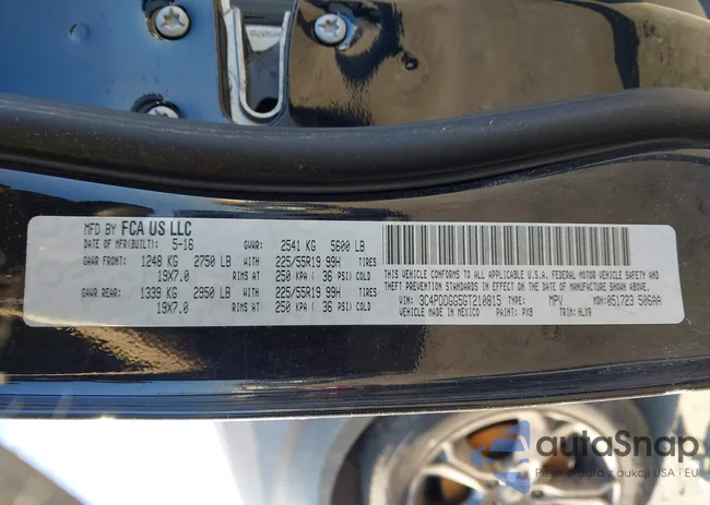 3C4PDDGG5GT210815: 43981266