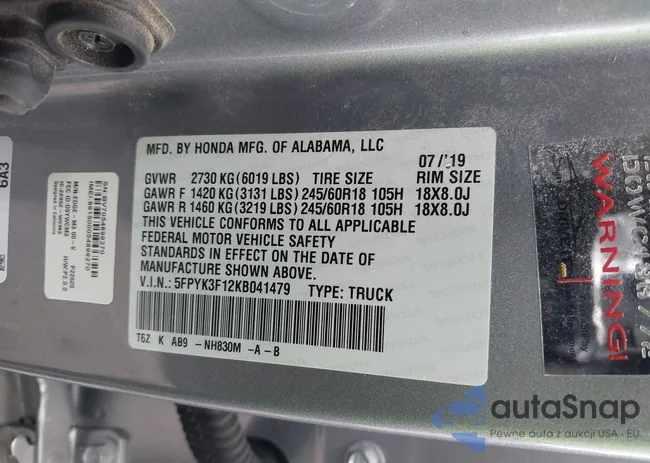 5FPYK3F12KB041479: 43980447