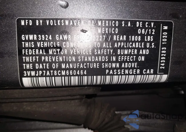 3VWJP7AT8CM660464: 43980554