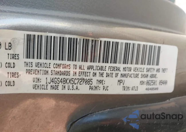 1J4GS48KX5C727085: 43981809