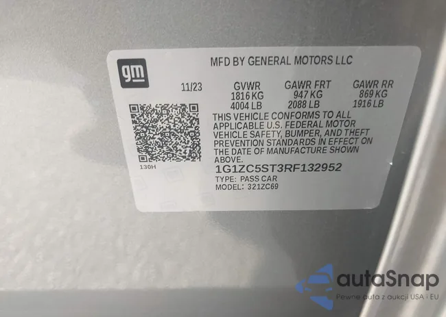 1G1ZC5ST3RF132952: 43981935