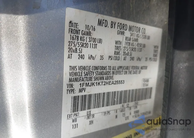 1FMJK1KT2HEA25553: 43981359