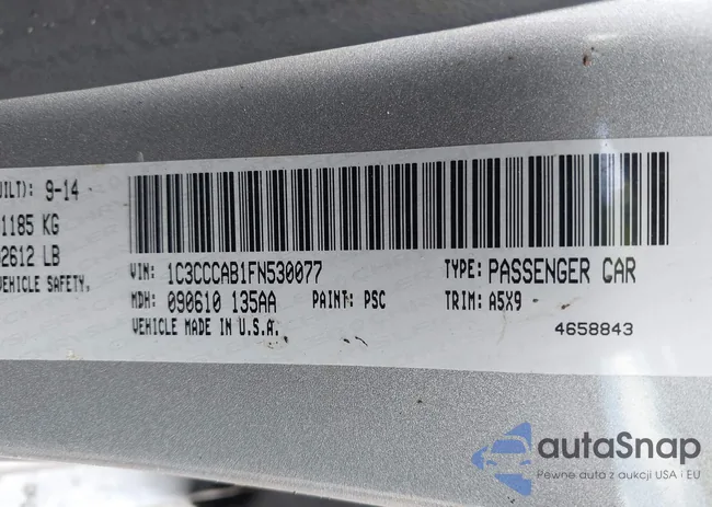 1C3CCCAB1FN530077: 43981537