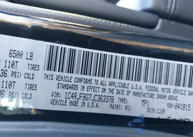 1C4RJFBG7JC363378: 43982852