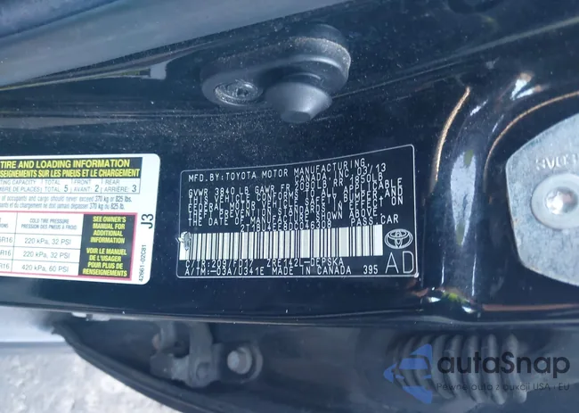 2T1BU4EE8DC046308: 43982855