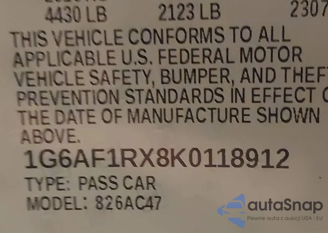 1G6AF1RX8K0118912: 43982980