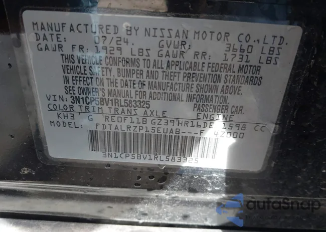 3N1CP5BV1RL583325: 43983009