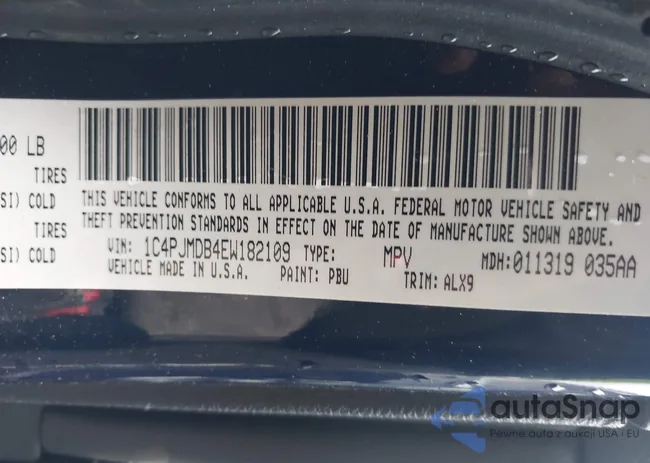 1C4PJMDB4EW182109: 43983116