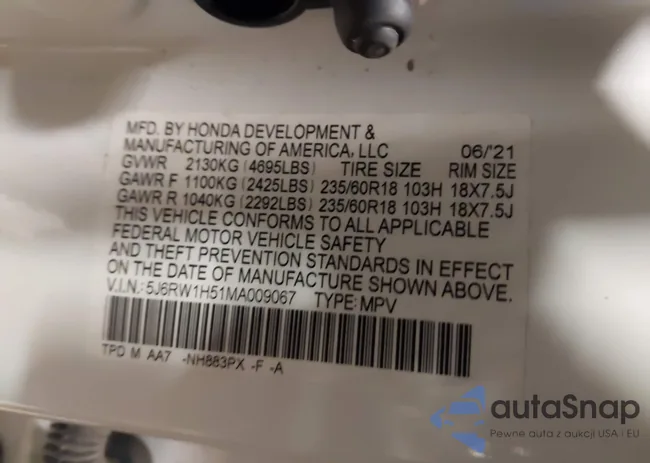 5J6RW1H51MA009067: 43982396