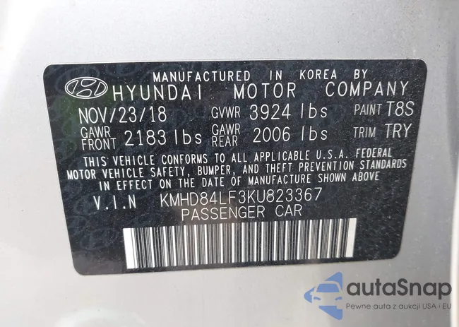 KMHD84LF3KU823367: 43983693