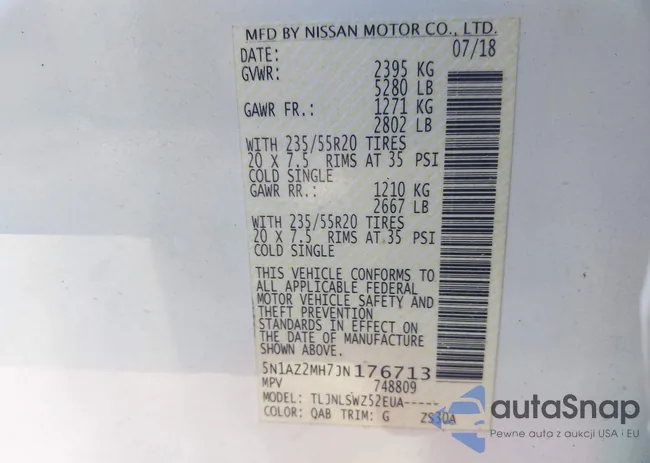 5N1AZ2MH7JN176713: 43983793