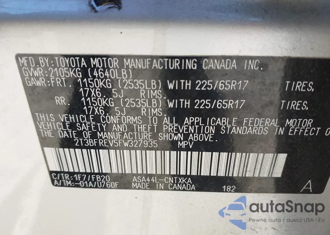 2T3BFREV5FW327935: 43983985