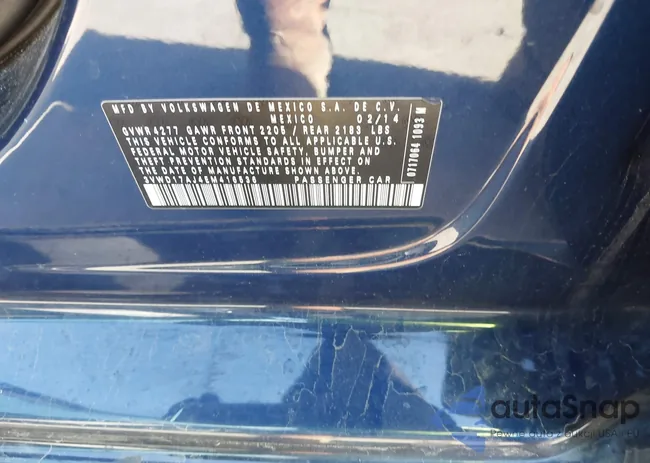 3VWD17AJ4EM416536: 43983309