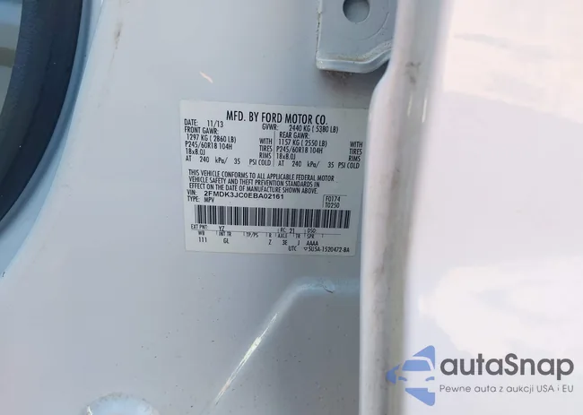 2FMDK3JC0EBA02161: 43983315