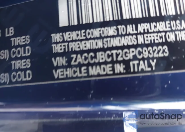 ZACCJBCT2GPC93223: 43984774