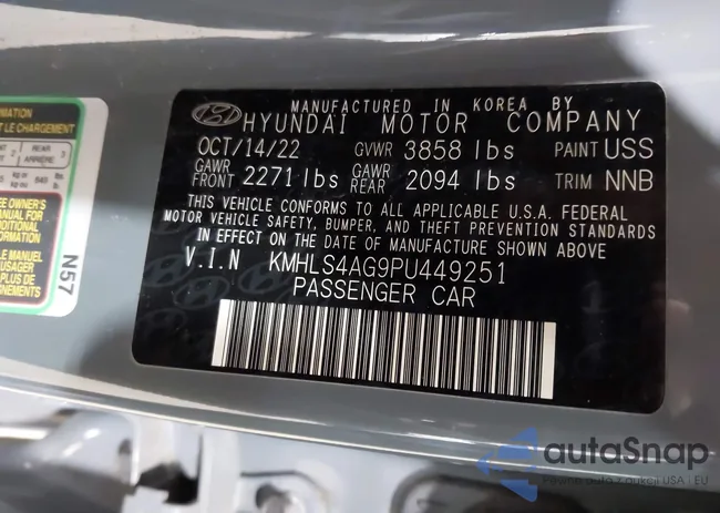 KMHLS4AG9PU449251: 43984820