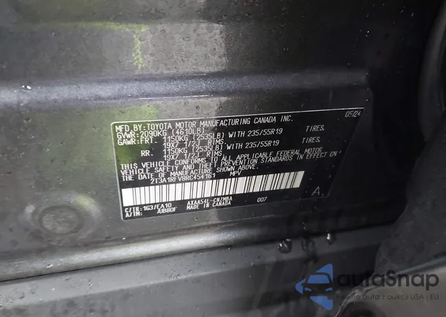 2T3A1RFV8RC454161: 43984832