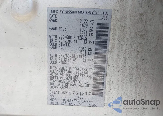 5N1AT2MV3HC753217: 43985181