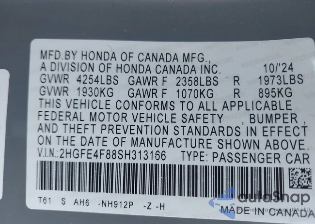 2HGFE4F88SH313166: 43985215