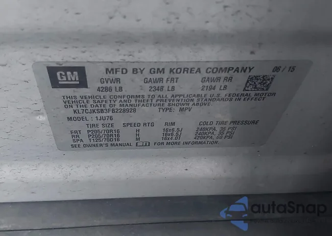 KL7CJKSB3FB228928: 43985223